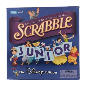 Scrabble Junior The Disney Edition Board Game Parker Brothers 2004 Complete - Picture 1 of 5