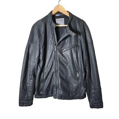 Chaqueta ZARA MAN Negra Moto Cremalleras Suave Motociclista Peso Medio Talla Med Foto 1 de 4