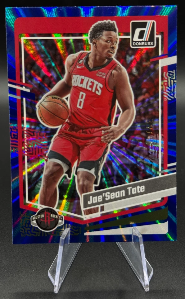 2023-24 Jae'Sean Tate /49 Donruss Holo Blue Laser #171 | Rockets - Image 1 of 3