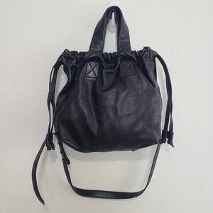 Borsa a tracolla Madewell The Piazza in pelle nera - Foto 1 di 9