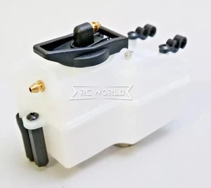 RC 1/8 Nitro Gas FUEL TANK 125cc For Car, Buggy, Truggy, Truck -BLACK TOP- - Picture 1 of 7