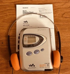 Sony Walkman WM-FX290 AM/FM Cassette Player - New Belt - Reconditioned! Works! - Picture 1 of 9