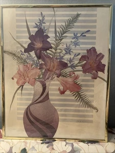 GLORIA ERIKSEN Natura morta litografia offset 1983 - Foto 1 di 15