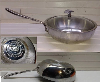 Ruffoni 3.5 Qt Wok 5 Capas X-Core Acero Inoxidable 10" Sartén Salteado Wok y Tapa Foto 1 de 4