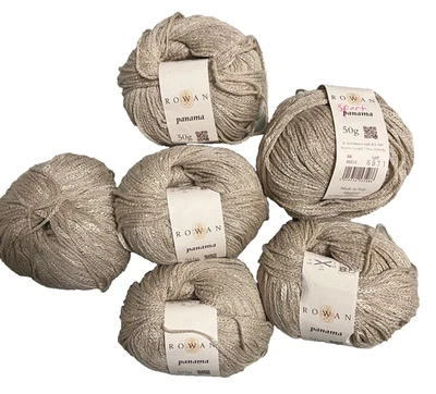 лот из 6 мотков пряжи Rowan Panama Sport Weight - Изображение 1 из 2