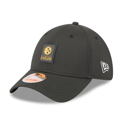 Pittsburgh Steelers New Era 2025 Sideline 39THIRTY Gorra Flexible NFL Para hombres Negra Foto 1 de 4