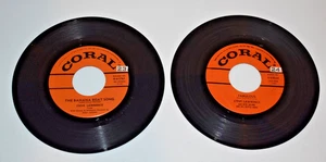 2 Steve Lawrence 45 rpms - Long Before I Knew You/Can't Wait for Summer..  NM  5 - Picture 1 of 5