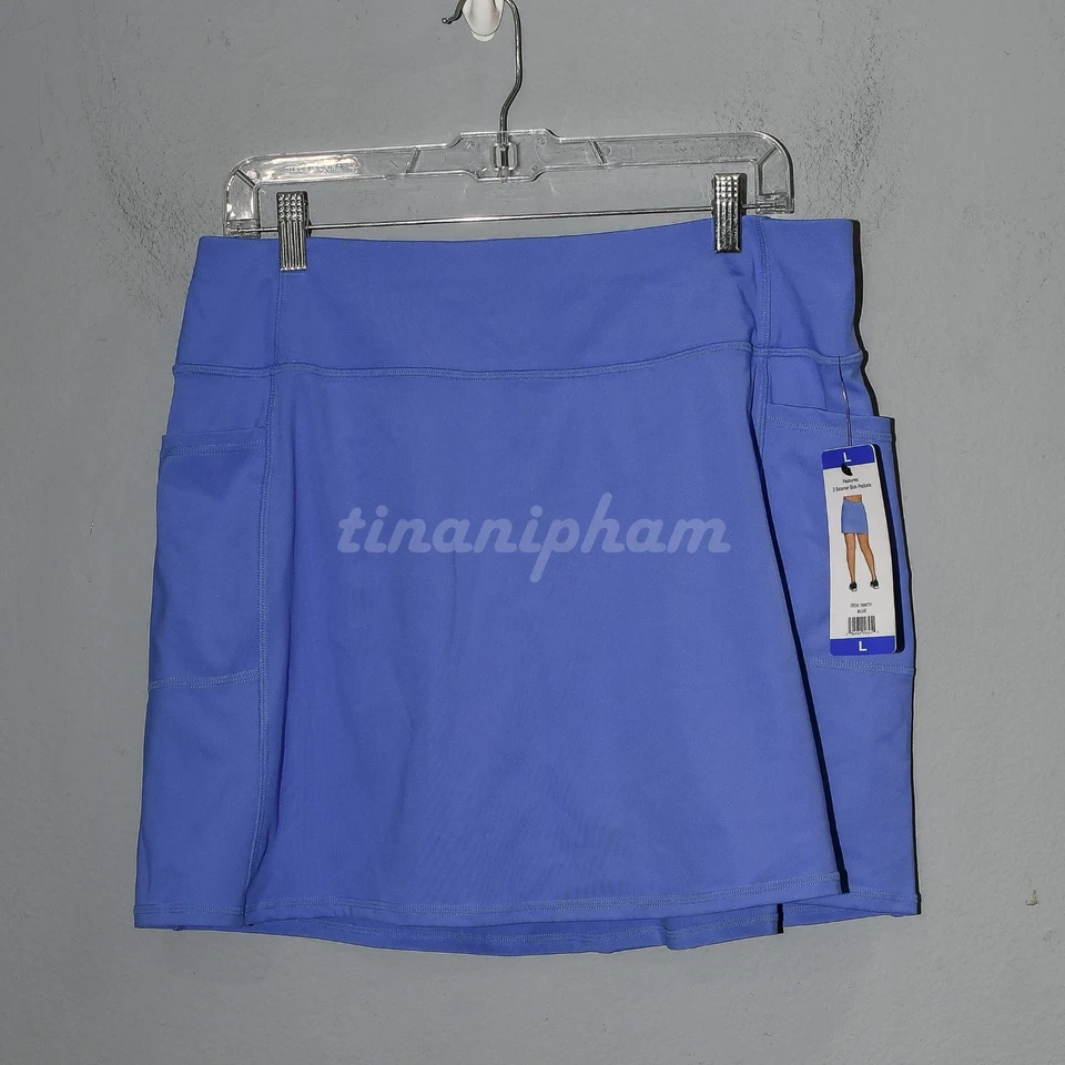 Skechers Damas Active Skort Bolsillo Lateral Elástico en Azul, Rosa Foto 1 de 1