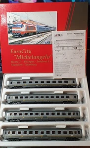 Acme 55070 set carrozze fs bigrigio eurocity michelangelo trenitalia H0 epoca V - Imagen 1 de 2