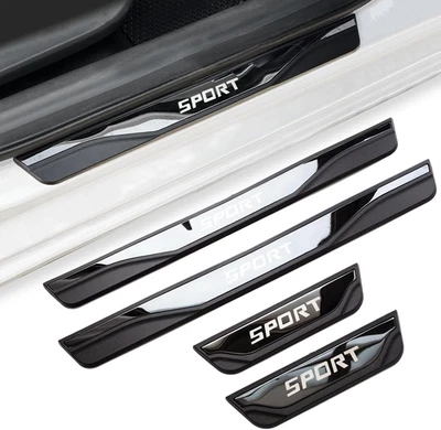 For Kia Sportage Car Accessories Door Sill Cover Guard Protector Kick Panel X4 - Изображение 1 из 4