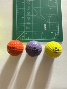 (3) Ping Eye and Ping Eye 2 Golf Balls. Used Nice Shape. - Picture 1 of 2