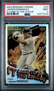 Jasson Dominguez 2024 Bowman Chrome It Came To The League Rookie PSA 9 MINT - Bild 1 von 2