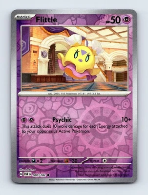 Flittle SV04: Paradox Rift Common Reverse Holo 080/182 NM/LP Pokemon Cards - Image 1 of 2