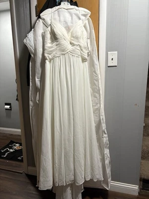 Ivory Wedding Dress Size 14 - Image 1 of 2