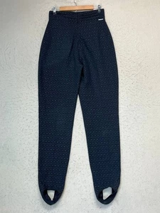 Vtg Obermeyer Women's 12 Stirrup Ski Skinny Stretch Snowpants See Pics USA Made - Picture 1 of 9