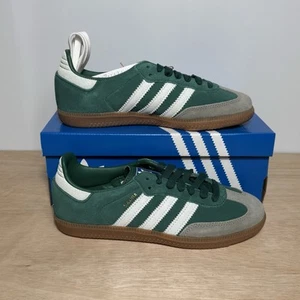 Adidas Samba OG Collegiate Green White Gum - Size UK 4.5 - Brand New In Box - Picture 1 of 7