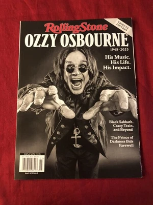 Rolling Stone Ozzy Osbourne Tribute Edition Magazine - Crease Foto 1 de 4