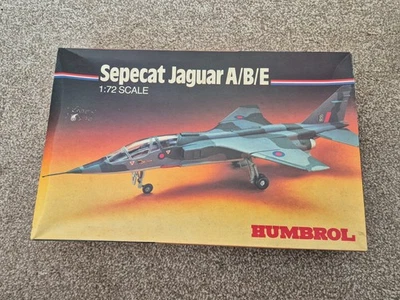 1/72 Vintage Humbrol Sepecat Jaguar A/B / E- Aereo Velivolo Kit Modello Hk - Immagine 1 di 4
