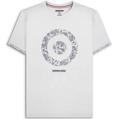 Camiseta manga corta Lambretta Paisley Target para hombre Foto 1 de 4