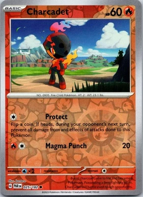 Charcadet Reverse Holo Common SV04: Paradox Rift 025/182 NM - Image 1 of 2