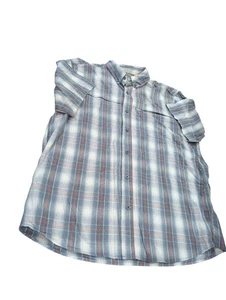 Carhartt Force Lightweight Relaxed Fit Button Up Plaid Shirt Size XL CowboyCore - Picture 1 of 6