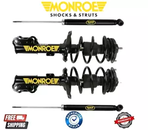 MONROE Front Complete Strut & Rear Shocks 4PCS Set FCS For 15-19 Hyundai Sonata - Picture 1 of 1