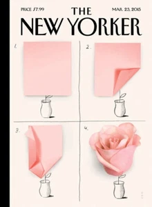 DER NEW YORK - 23. MÄRZ 2015 - ""Eine Rose"" von Christoph Niemann.-NEU - Bild 1 von 1