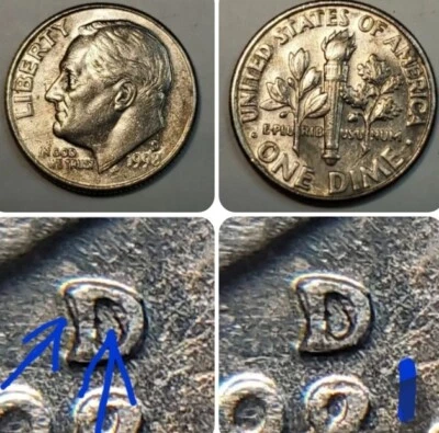 1998 D/D  RPM Roosevelt Dime#73 - Image 1 of 4