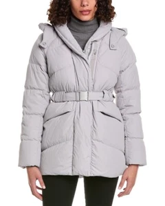 100% Authentic Guarantee Canada Goose Marlow belted down coat Grey Size Medium - Picture 1 of 18