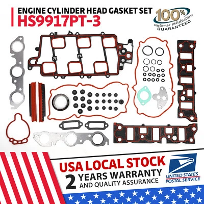 Juego de juntas de culata para Buick LeSabre 1997-2005 sedán personalizado 4 puertas 3,8 L Foto 1 de 4