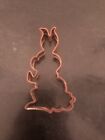 WILLIAMS SONOMA Copper Hopping Easter Bunny Rabbit Cookie Cutter Large