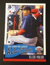 2017 Choice Carolina League All-Stars Nelson Paulino RD #25 Coach 