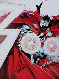 IMAGE COMICS SPAWN #300 PRINT SIGNED GREG CAPULLO COA MCFARLANE 12 X 18 - Picture 1 of 4