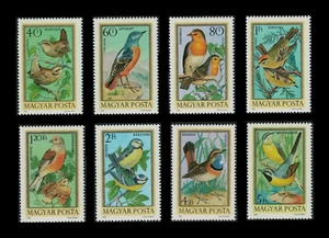 Hungary 1973 - Song Birds - 8 value set - SG#2791-2798 MI#2855-2862 - MNH** VF++ - Picture 1 of 1