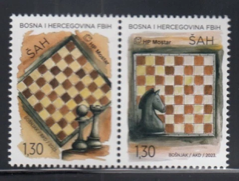 BOSNIA CROAT SECTOR Chess MNH set Cover