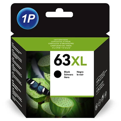 Lote Cartucho de Tinta 63XL Compatible para HP OfficeJet 3830 4650 Envy 4520 4522 4510 Foto 1 de 4