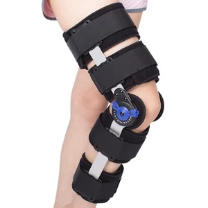 Tairibousy Hinged Knee Brace ROM Post Op Knee Immobilizer Adjustable with Side - Picture 1 of 7