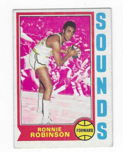1974-75 TOPPS RONNIE ROBINSON #251 MEMPHIS SOUNDS