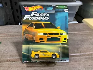 HOT WHEELS FAST & FURIOUS ORIGINAL FAST 5/5 NISSAN SKYLINE GT-R BCNR33 - Picture 1 of 1