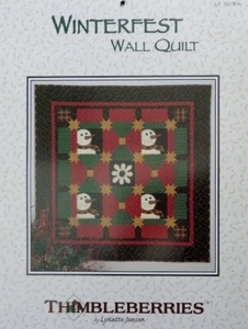 WINTERFEST WALL QUILT PATTERN - by Lynette Jensen (Thimbleberries) - Picture 1 of 1