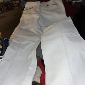 Wilsons Leather Vintage Womens Bootcut Pants Size :10 White - Picture 1 of 5