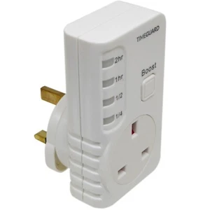 Timeguard TGBT6 Plug in Timer Socket upto 2 Hour Run Down for Heaters Fans TV - Picture 1 of 14
