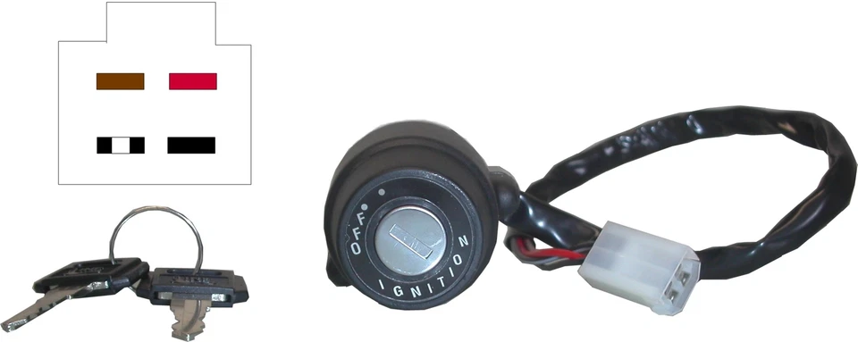 Interruptor de encendido para Yamaha DT 175 H 1981 (MX) Foto 1 de 1