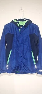 CG Champion Venture Dry Boys Navy Blue Interlock Jacket Windbreaker L 12-14 - Picture 1 of 2
