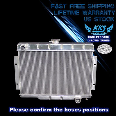 RADIADOR KKS 3 FILAS PARA MOTORES JEEP CJ5 CJ6 CJ7 CJ SCRAMBLER CHEVY 72-86 85 84 Foto 1 de 4