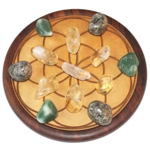 Crystal Sacred Geometry Grid Set - Prosperity - Picture 1 of 2