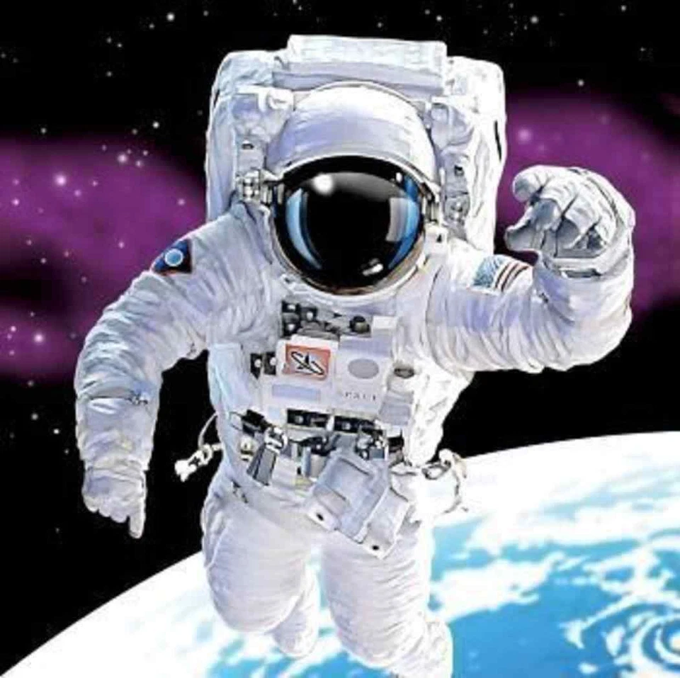 Space Odyssey Astronaut Shuttle Kids Birthday Party Paper Beverage Napkins - Image 1 of 1