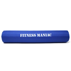 Almohadilla de reposapiés de barra de espuma para sentadillas y levantamiento de pesas - Acolchado de barra azul gimnasio - Imagen 1 de 6