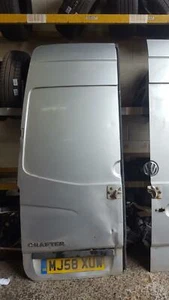 Volkswagen Crafter 2006-2010 Passenger NSR Rear Barn Door Silver Lh7x - Picture 1 of 6