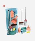 New Kids Cleaning Set with Mop & Brush Role Play Toy Set Cleaning All Tools